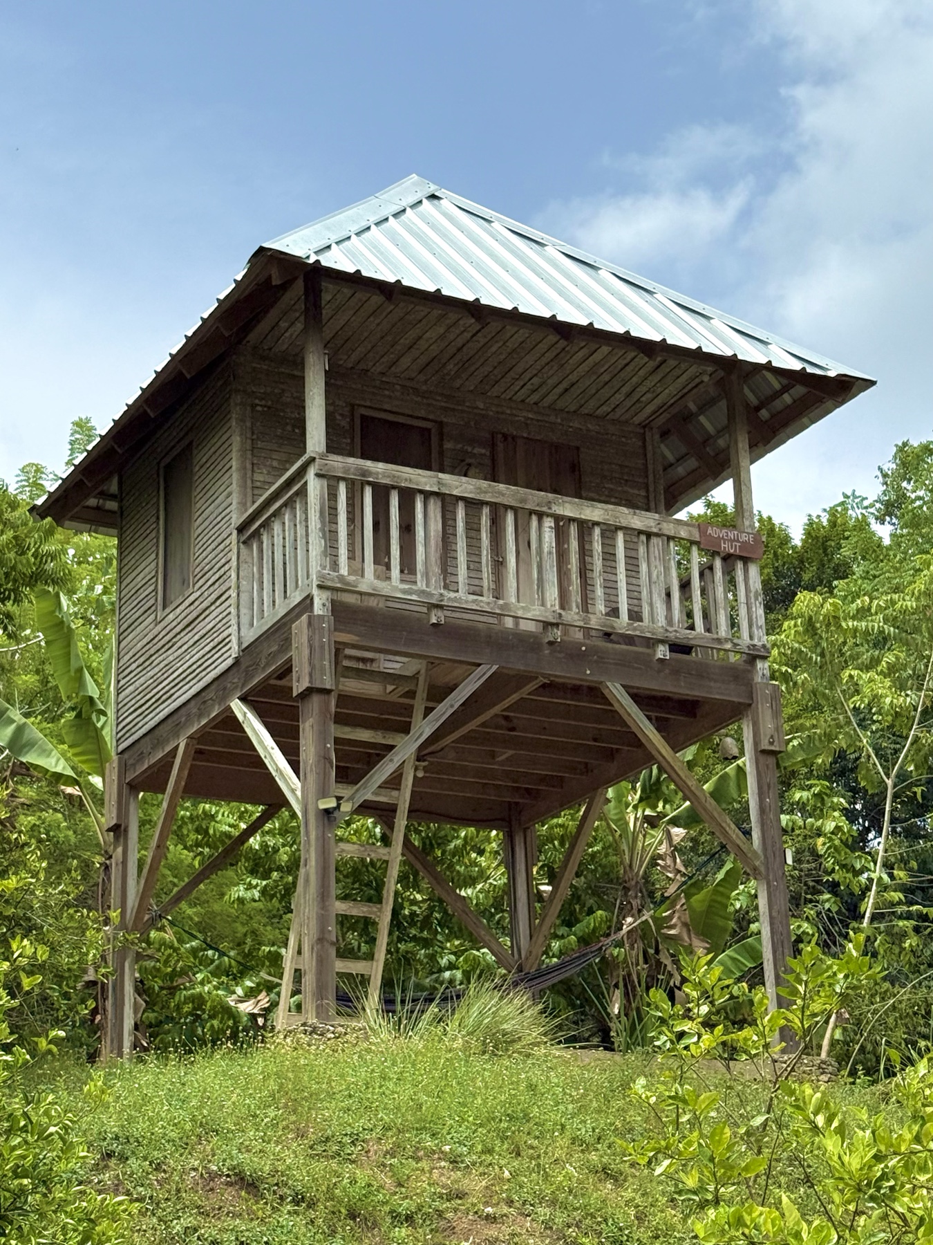 Adventure Hut cabin at Taino Farm