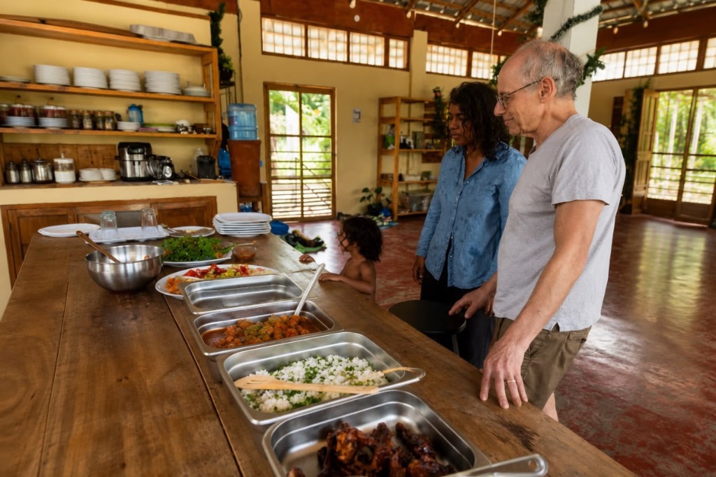 Dominican feast prepared by Chef Nana at Greene Hart Gardens