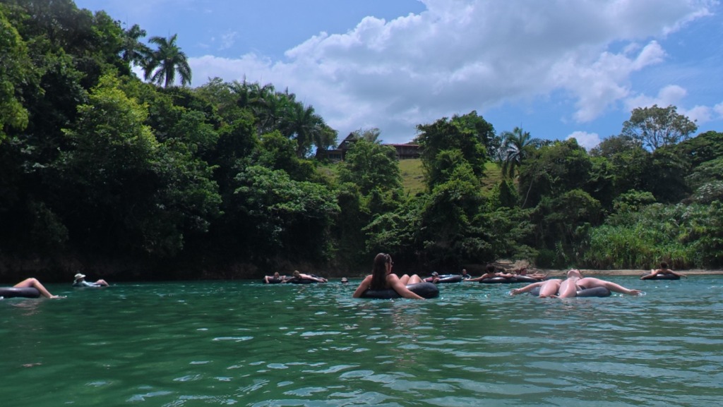 River tubing at Greene Hart Gardens