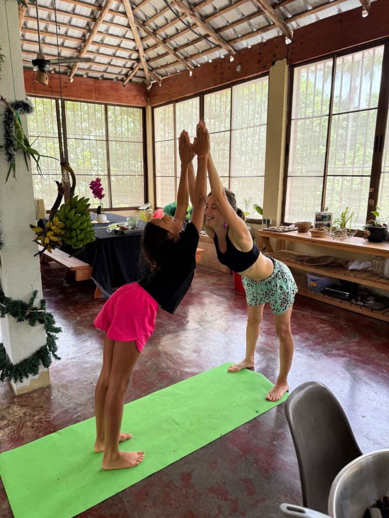 Yoga session at Greene Hart Gardens